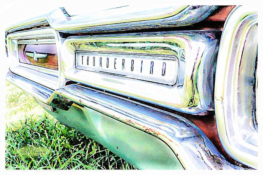 Thunderbird - Taillights Photograph by Will Wagner