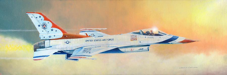 Thunderbird Painting by Douglas Castleman