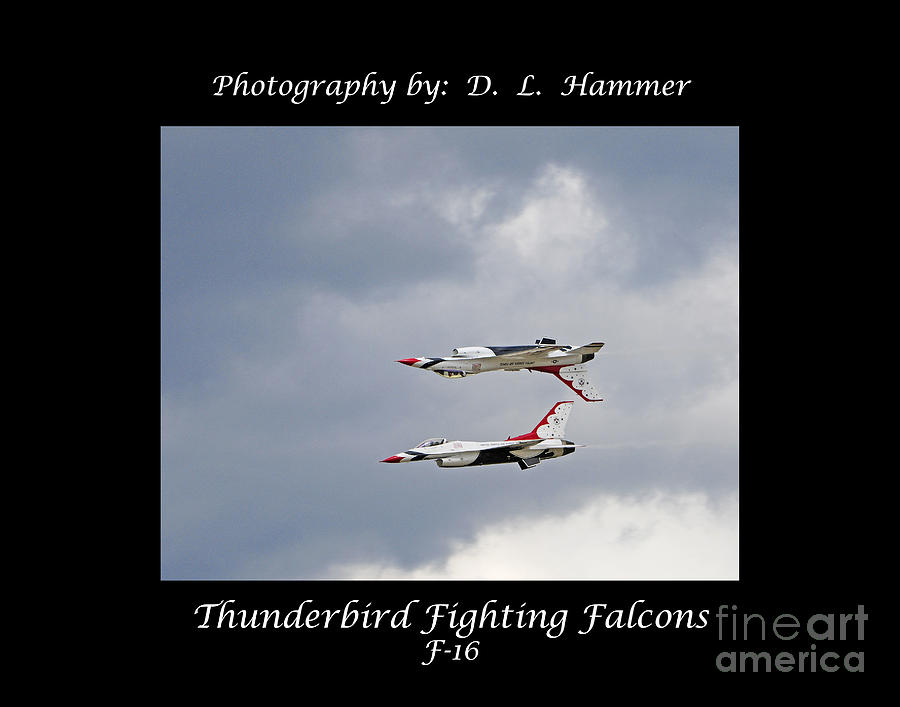 Thunderbird Fighting Falcons Photograph by Dennis Hammer