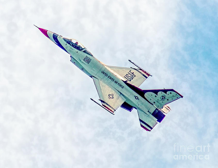 Thunderbird Flying High Photograph by Nick Zelinsky Jr