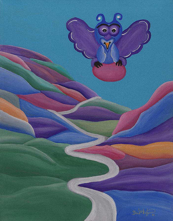 Thunderbird Mystery Painting by Barbara St Jean