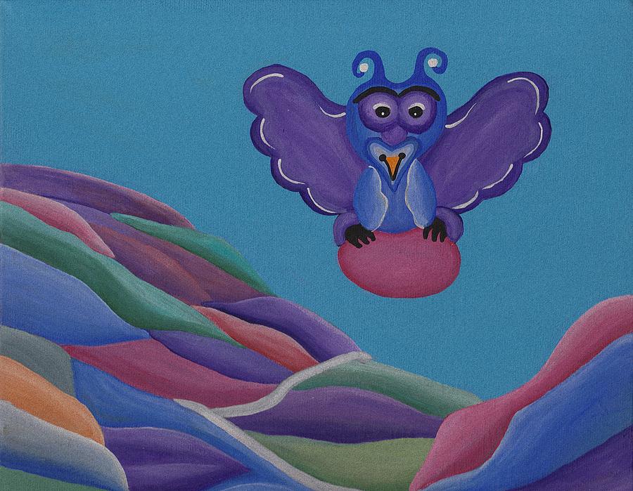 Thunderbird Travels Painting by Barbara St Jean