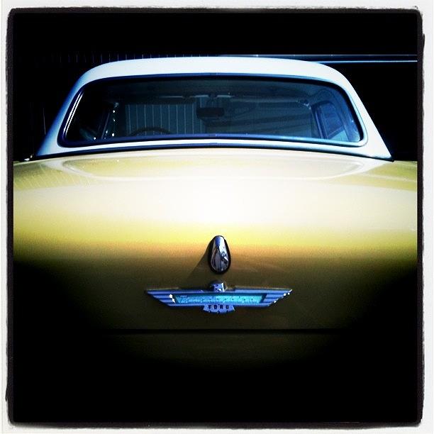 Vintage Photograph - #thunderbird #vintage #car by Deana Graham