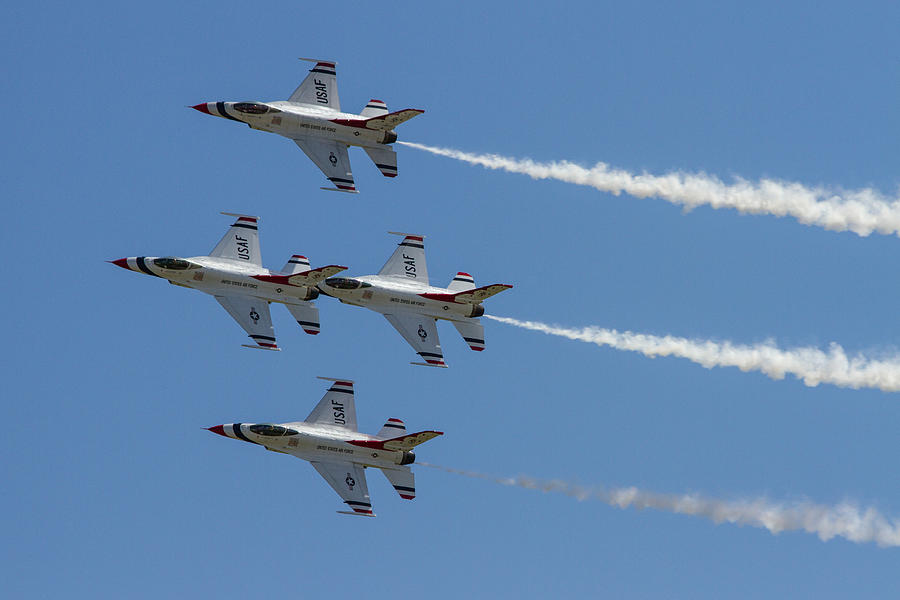 Airplane Photograph - Thunderbirds II by Bill Gallagher