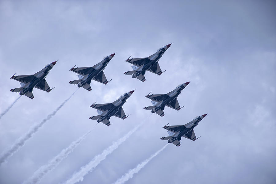 Thunderbirds in Formation Photograph by Louise Hill - Fine Art America