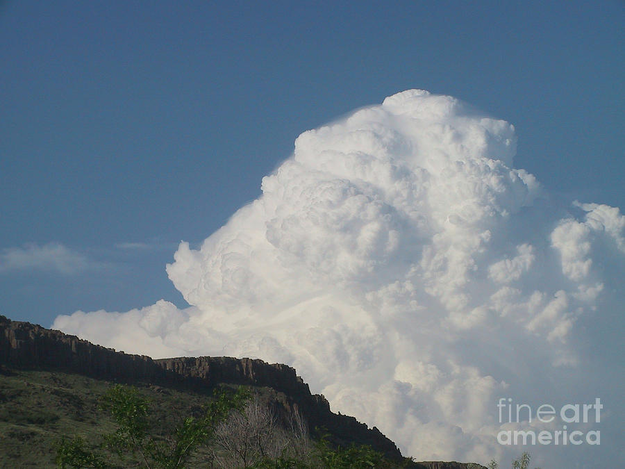 Thundercloud Over the Rockies Photograph by Conni Schaftenaar