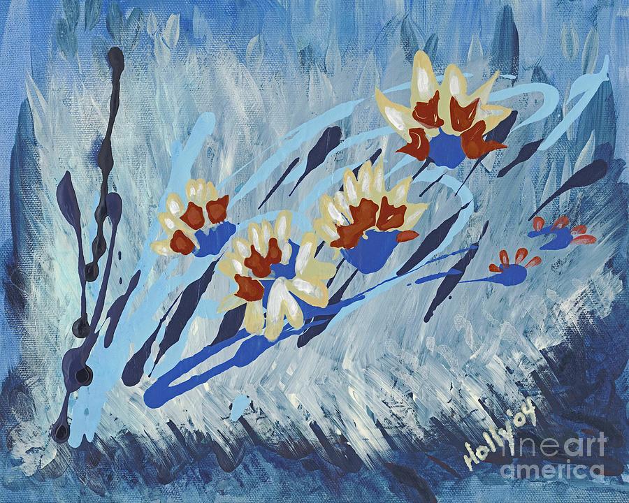 Thunderflowers Painting by Holly Carmichael
