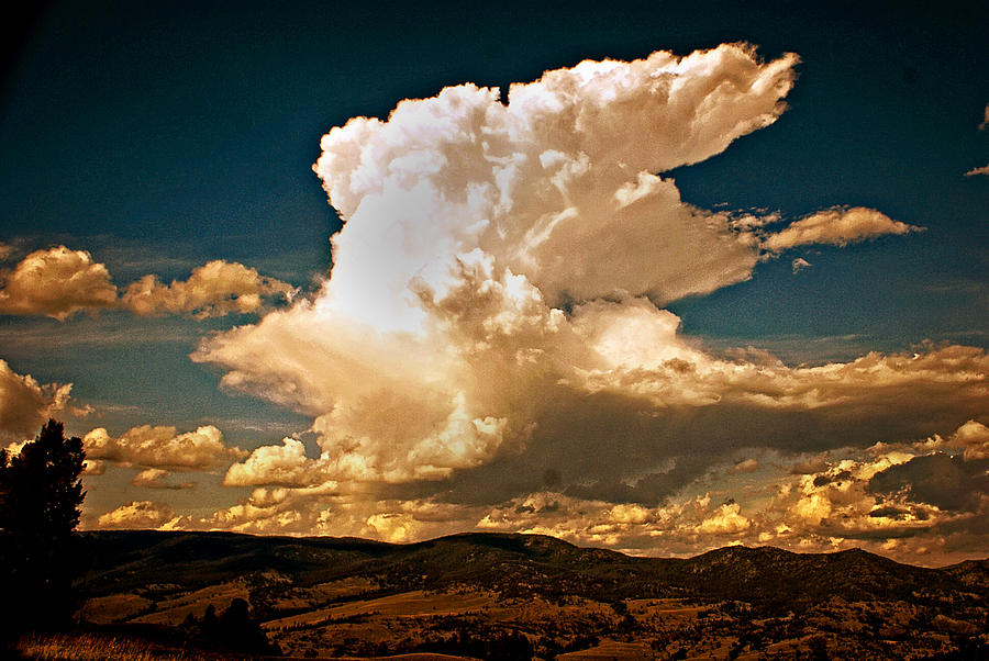 Thunderhead Over The Blacktail Plateau Photograph by Marty Koch