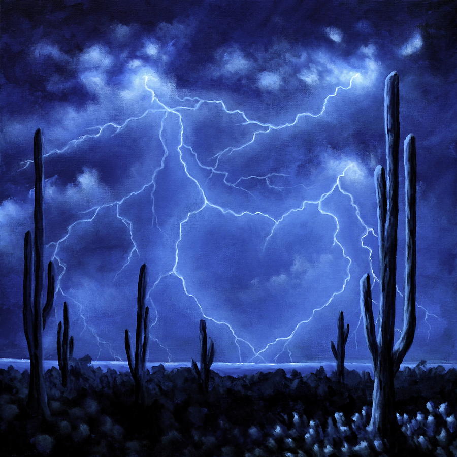 Thunderheart Painting by Ric Nagualero
