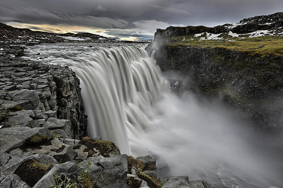 Thundering Waterfall - Dettifoss Photograph by Chung Hu