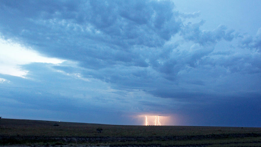 Thunderstorm On The Plains Photograph by Kami McKeon