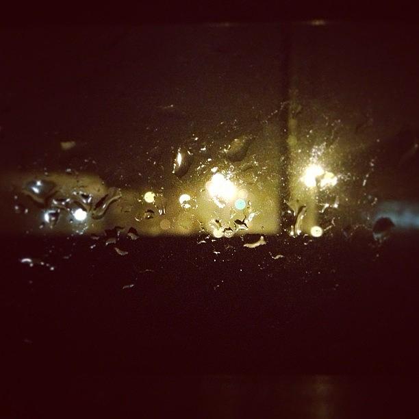 Beauty Photograph - Thunderstorm. #window  #raindrops by Katie Dyck