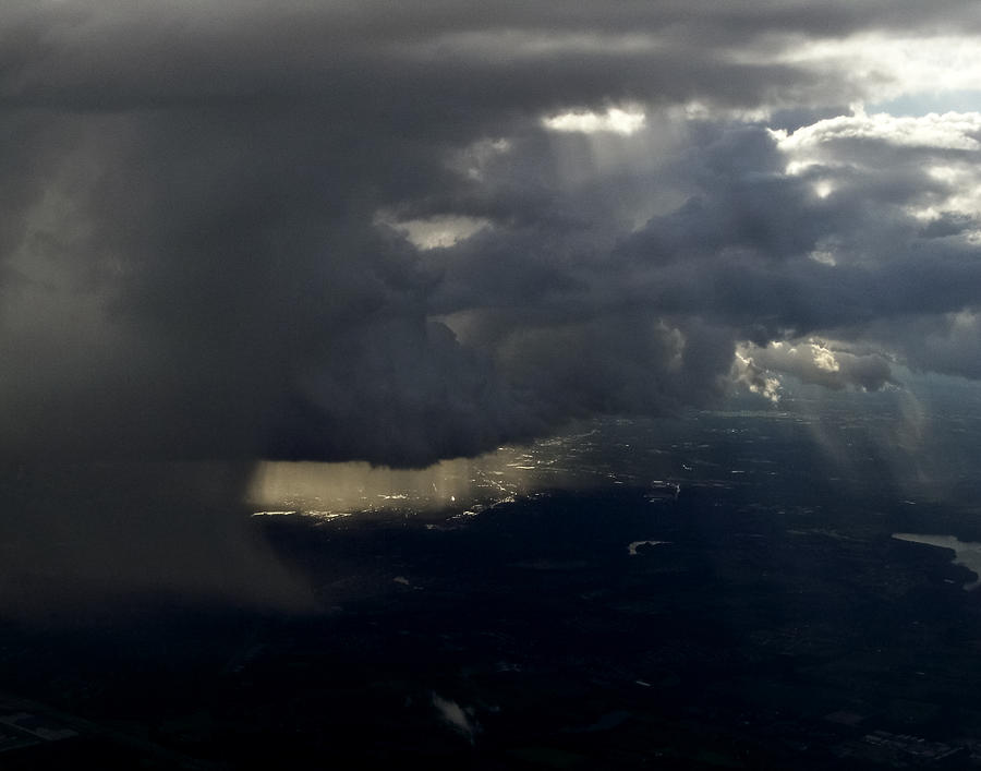 Thunderstorms and Rain Shafts II Photograph by Greg Reed