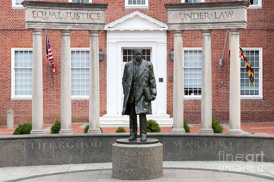 Thurgood Marshall Memorial I Photograph by Clarence Holmes