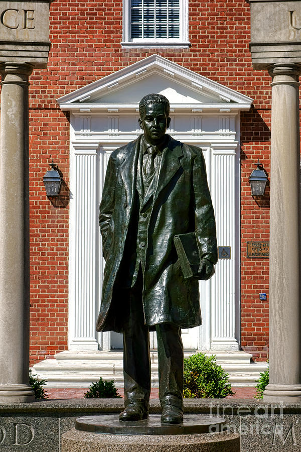 Thurgood Marshall Statue Photograph by Olivier Le Queinec