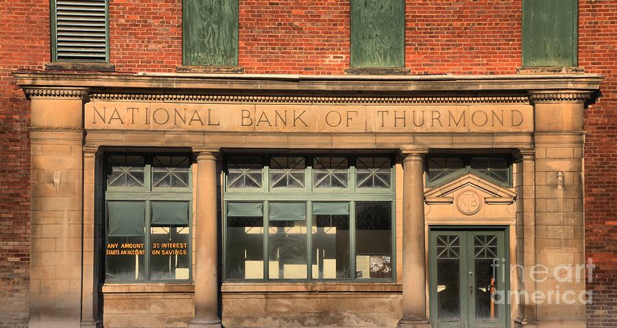 Thurmond Bank Of West Virginia Photograph by Adam Jewell