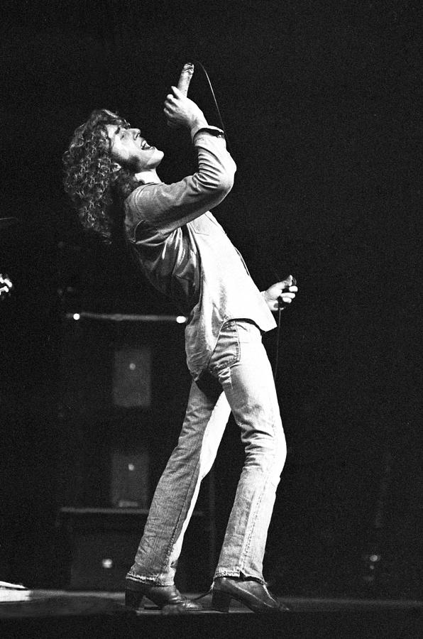 The Who Photograph - The Who Roger Daltrey 1972 by Chris Walter