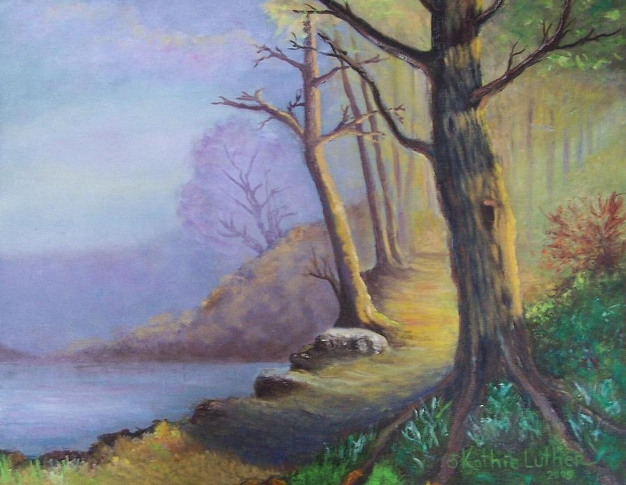 Thy Word is a Light Unto My Path Painting by Kathleen Luther