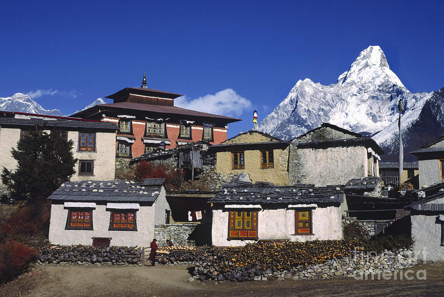 Thyangboche Monastery - Nepal Photograph by Craig Lovell | Pixels