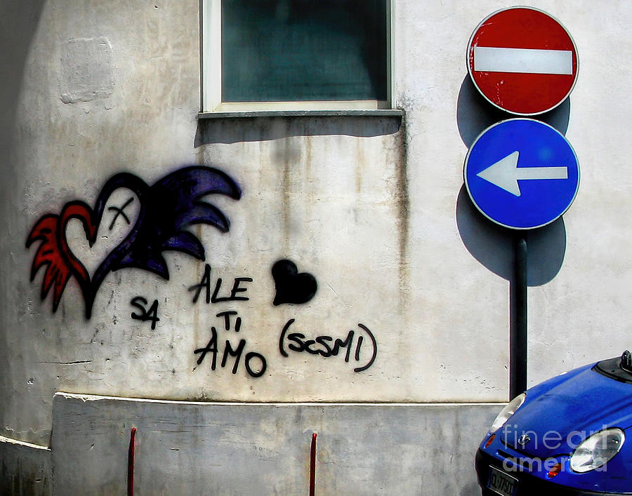 Ti Amo. Procida. Italy Photograph by Jennie Breeze