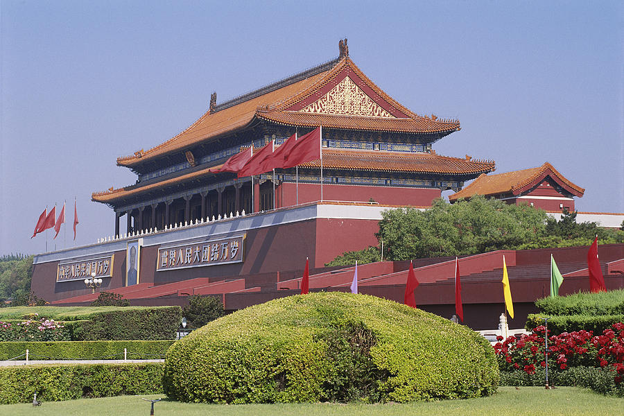 Tiananmen Gate Of Heavenly Peace Photograph By Joseph Sohm