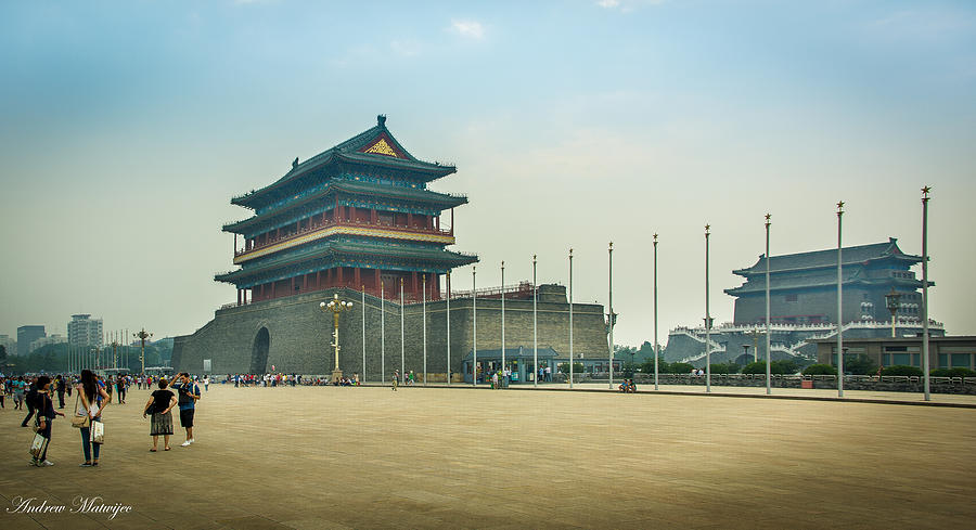 Tiananmen Square Photograph by Andrew Matwijec