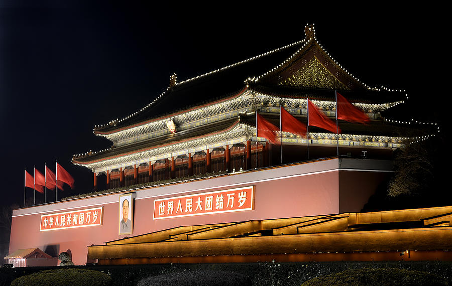 Tiananmen Square - Beijing China Photograph by Brendan Reals