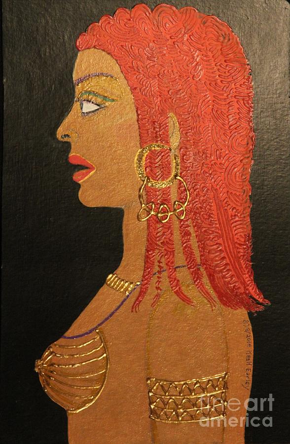 Tiara Egyptian Mixed Media by Kash Earley