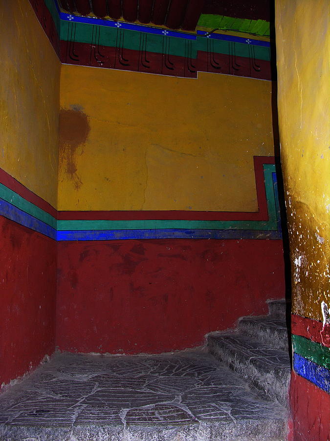 Tibet - Potala Palace - Lhasa - Ascent to Dali Lama Chambers Photograph by Jacqueline M Lewis