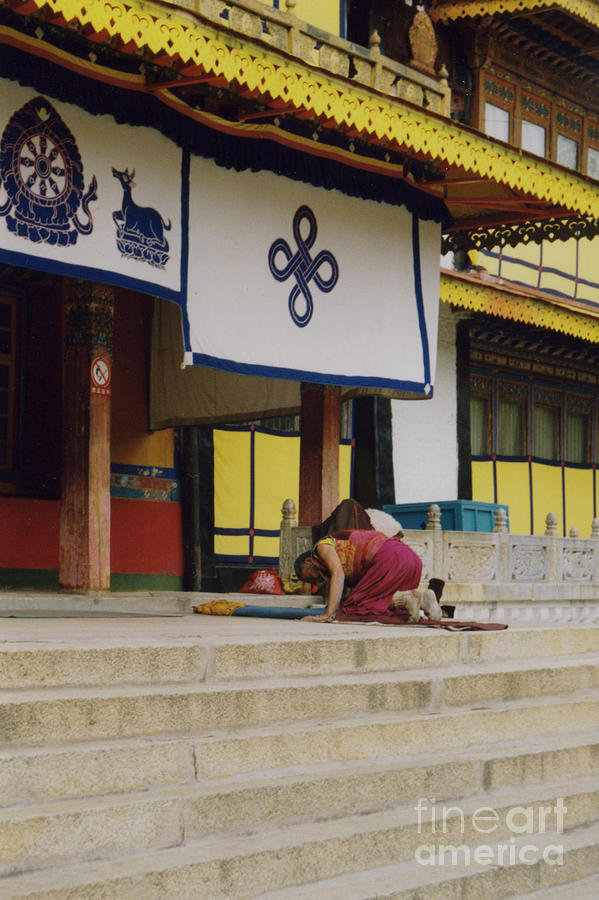 Tibet prayer 1 Photograph by First Star Art