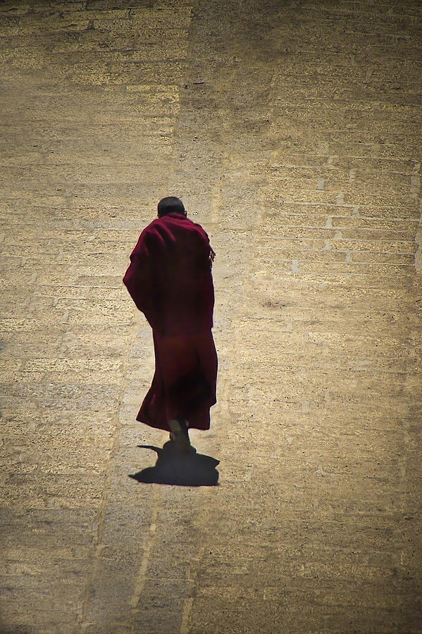 Tibetan Monk Photograph by Ray Devlin