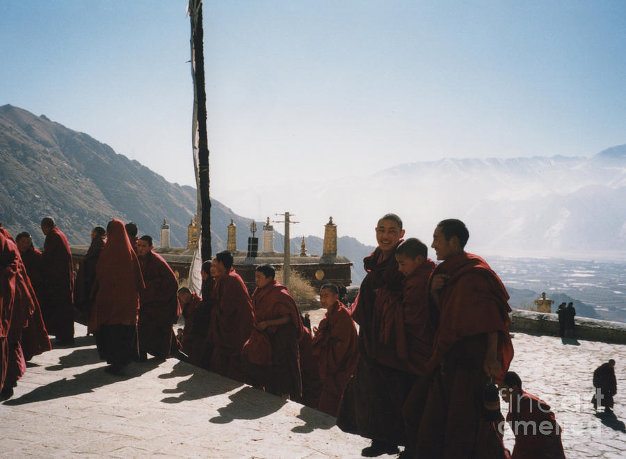 Tibetan Monks 2 Photograph by First Star Art