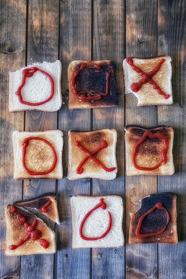 Bread Photograph - Tic Tac Toe by Joana Kruse
