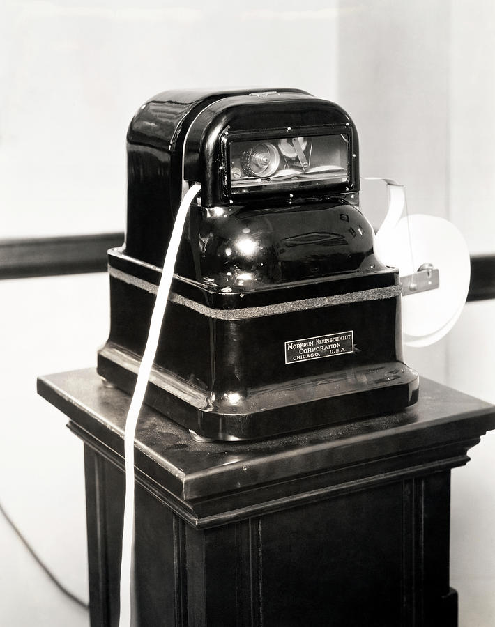 Ticker Tape Machine Photograph by Underwood Archives