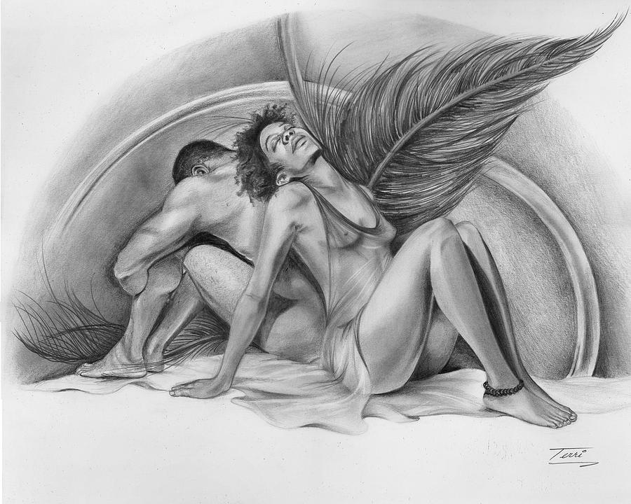 Tickled Fantasy Drawing by Terri Meredith