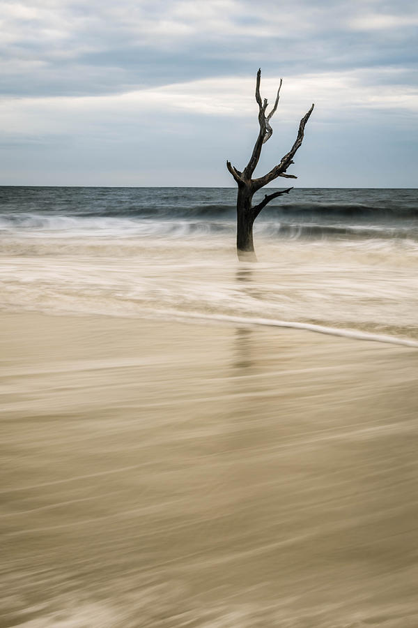Tidal Beach Photograph by Serge Skiba