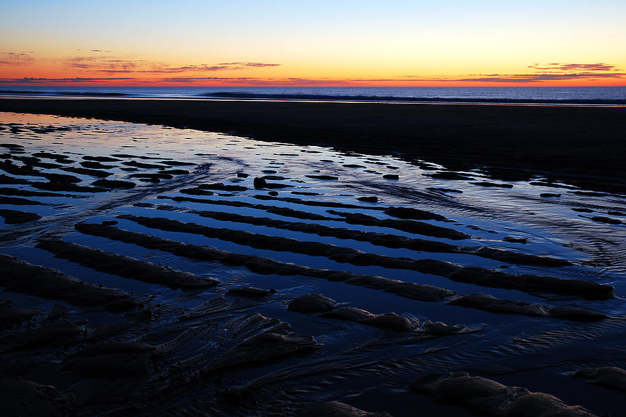 Tidal Ripples at Sunrise Photograph by James Kirkikis