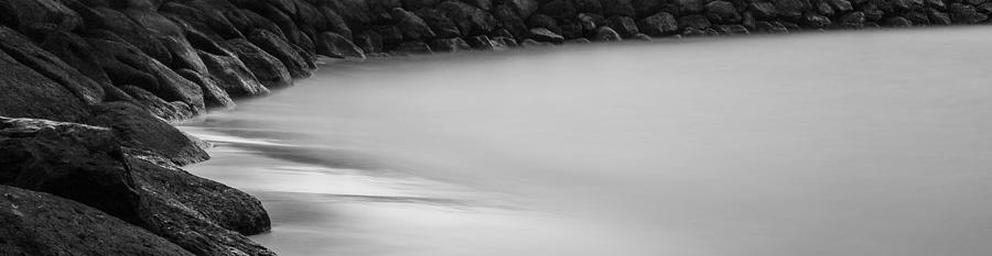 Black And White Photograph - Tidal Waters by Russell Mann