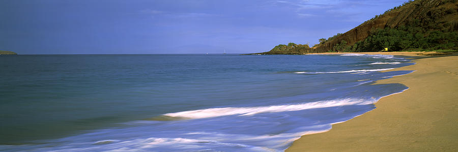 Tide On The Beach, Makena Beach, Maui Photograph by Panoramic Images