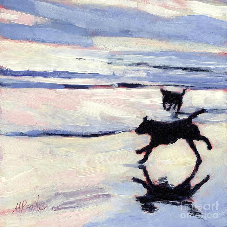 Labrador Retriever Painting - Tide Out by Molly Poole