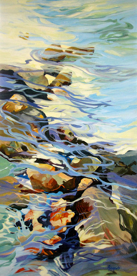 Tidepool 3 Painting by Rae Andrews
