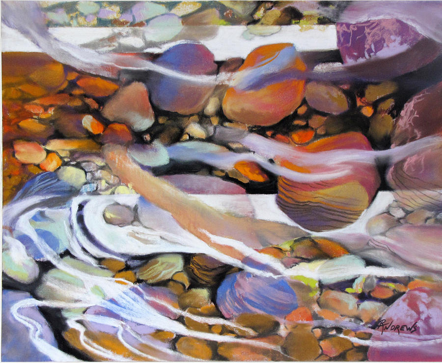 Tidepool Intrigue Painting by Rae Andrews
