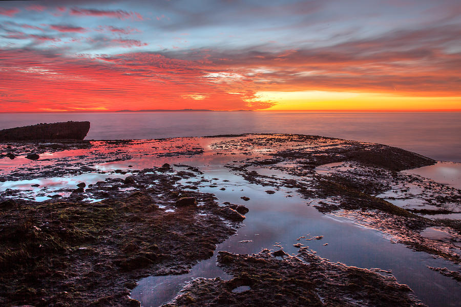 Tidepools at Sunset Photograph by Cliff Wassmann