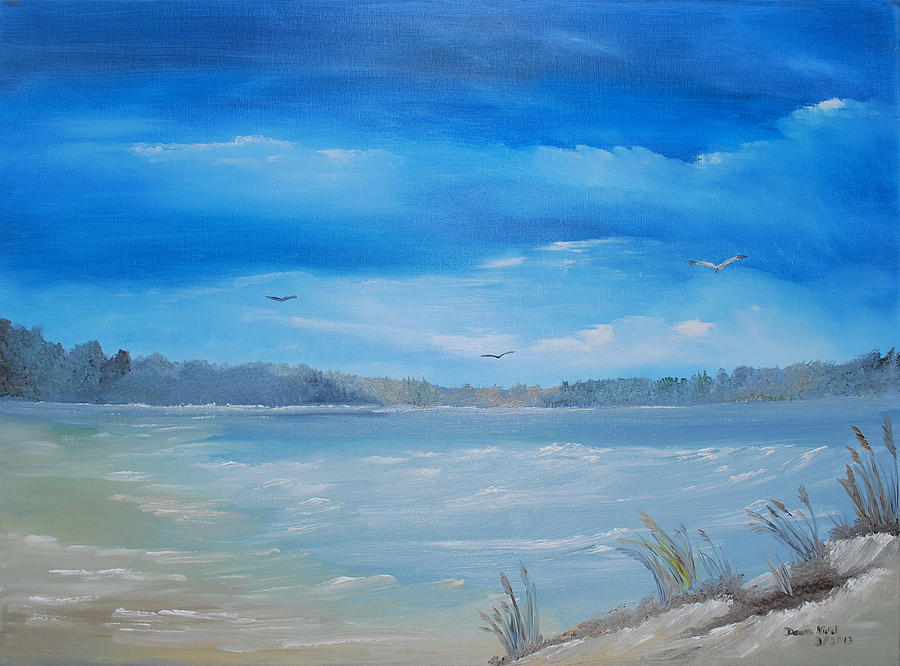 Spring Painting - Tides in by Dawn Nickel