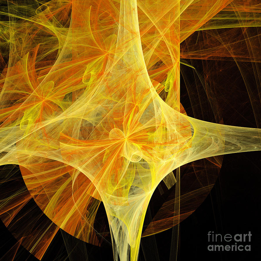 Tie A Yellow Ribbon Digital Art by Andee Design