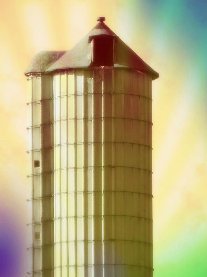 Tie-dyed Silo Photograph by Dark Whimsy