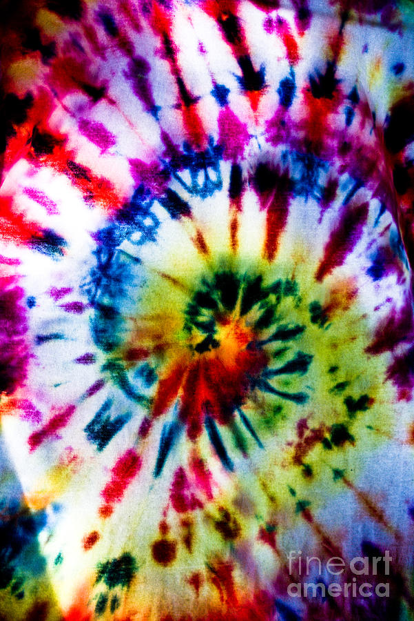 Tie Dyed T-Shirt Photograph by Cheryl Baxter