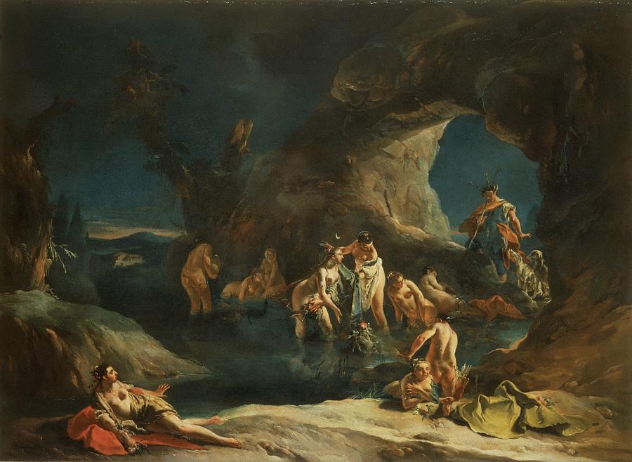 Tiepolo Giambattista, Diana And Acteon Photograph By Everett