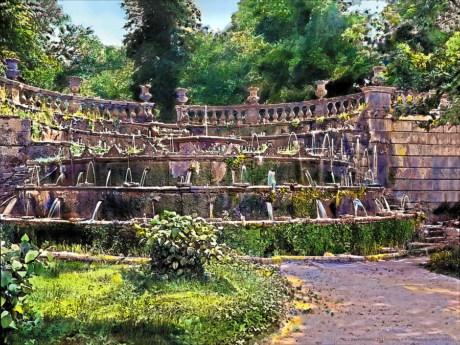 Tiered Fountain Painting