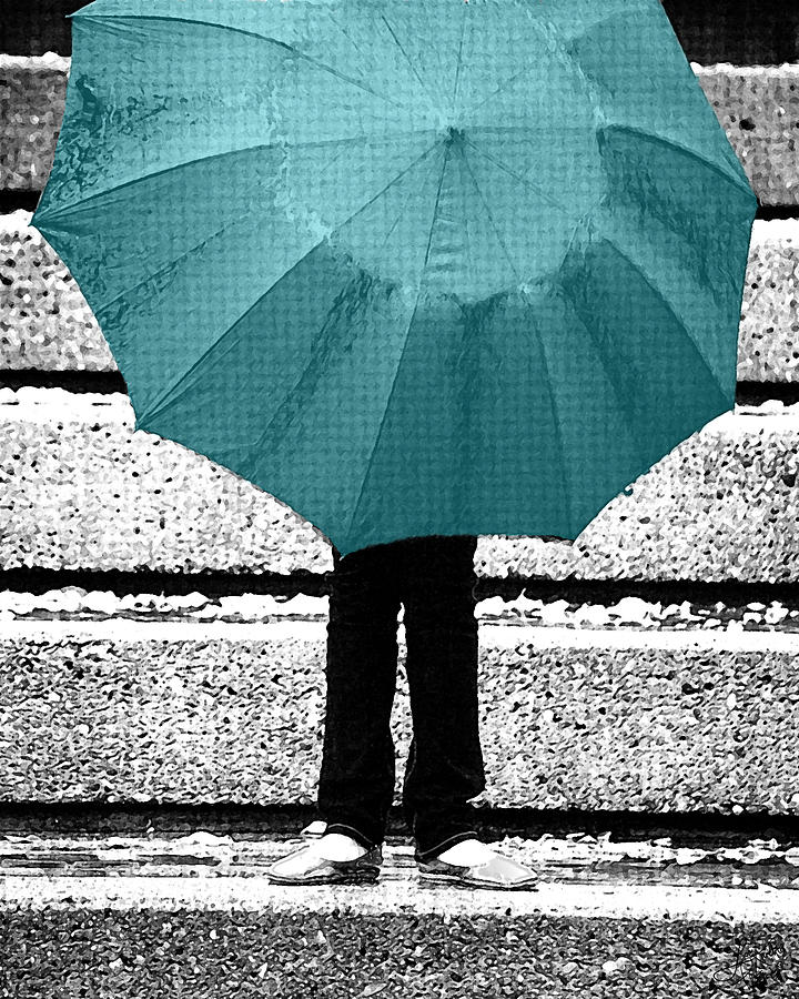 Tiffany Blue Umbrella by Lisa Knechtel Tiffany Blue Umbrella by Lisa Knechtel